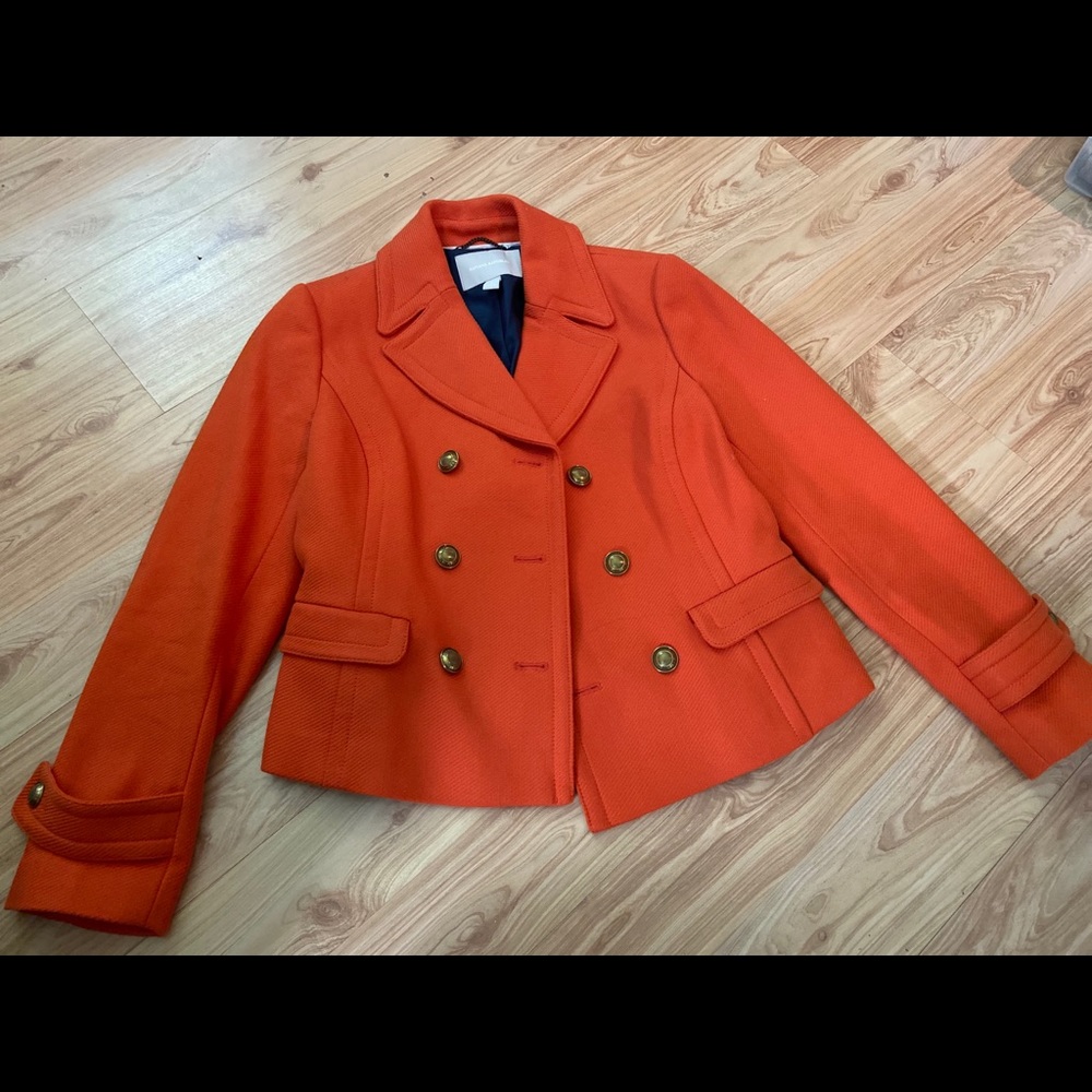 BANANA REPUBLIC Burnt Orange Peacoat Size S
